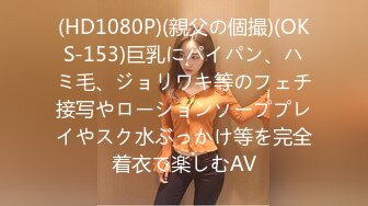 (HD1080P)(親父の個撮)(OKS-153)巨乳にパイパン、ハミ毛、ジョリワキ等のフェチ接写やローションソーププレイやスク水ぶっかけ等を完全着衣で楽しむAV